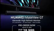 HUAWEI MateView GT | 34" 1500R Curved Monitor