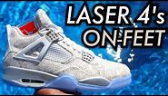 "Laser" Air Jordan 4 W/ On-Feet Review