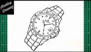 How to Draw a Rolex Watch