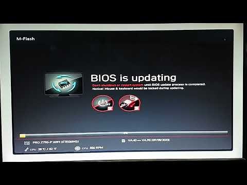 MSI PRO Z790-P WIFI BIOS Update And Edit Fan Profile