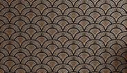Ambesonne Scallop Peel & Stick Wallpaper for Home, Vintage Abstract Hand Drawn Art Deco Inspired Seashells in Earth Tones, Self-Adhesive Living Room Kitchen Accent, 13" x 72", Caramel Charcoal Grey