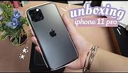 unboxing iphone 11 pro (2020) ✨
