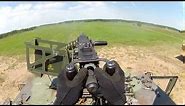 M2 HMMWV turret firing