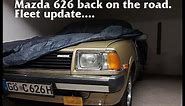 Getting my 1978 Mazda 626 out of winter storage + fleet update