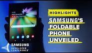 Samsung Developer Conference 2018 highlights: Foldable phone display first look