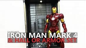 S.H.Figuarts Iron Man Mark 4 & Hall of Armor Set (Unbox&Review)