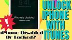 How to Unlock iPhone with iTunes | Use iTunes to Unlock Any Disabled or Locked iPhone in 4 Minutes