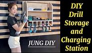 I Build Drill Storage and Charging Station | DIY Drill Charging station