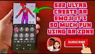 Samsung Galaxy S22 Ultra,S22,S22+ How To Create AR EMOJI Using the AR Emoji Studio it's So Much Fun
