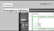 Tutorial: Emergency lighting with DIALux evo 10