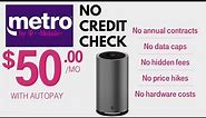 Metro By T-Mobile Offers 5G Home Internet Services// No Credit Check