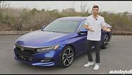 2018 Honda Accord Sport 2.0T Manual Test Drive Video Review