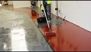 Paint a concrete floor with epoxy resin paint | Rizistal