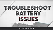 Simple steps to understand and solve battery issues on your Alienware gaming PC