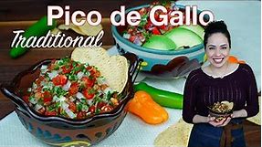 Authentic Homemade Mexican Pico de Gallo Two Ways | Villa Cocina