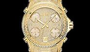JBW Jet Setter JB-6213-A | Men's Gold Diamond Watch