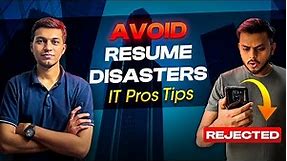 Resume Tips from Senior Software Engineers 📝✅