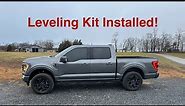 2023 Ford F150 Leveling Kit Install