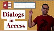 How to Create a Dialog Form in Microsoft Access