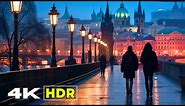 Prague - The ULTIMATE Night Walking Tour 4K HDR with 3D SOUND