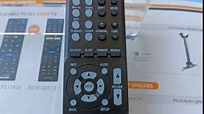Replacement Remote Control Fit for DENON RC-1158 RC-1170 RC-1180 for AV Receiver only