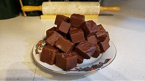 2 Ingredient 2 Minute Chocolate Fudge - No Fail Recipe - The Hillbilly Kitchen