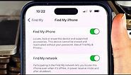 How To Activate Find My in iPhone 15 Pro Max