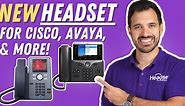 New Wireless Headsets For Cisco, Avaya And Polycom Phones
