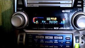 JVC MX J550R FM Scan 64-108mhz 14.03.15