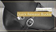How to use the Quick Release Buckle with Charlie Stone Shoes