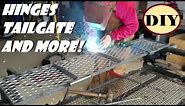 How to make TRAILER HINGES, a TAILGATE and MORE!