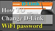 How to change WiFi password in Dlink router