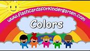 Learn colors in 4K - Vocabulary - Flashcards for Kindergarten!