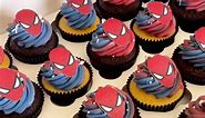 We love Spider-Man in this kitchen This combo is a small 5inch round cake perfect for kids parties and 24 cupcakes, half chocolate mud, half vanilla. Enough to please everyone at the party and have very little wastage from a larger cake. #spiderman #spidermancupcakes #spidermancake #minicake #marvel #marvelcomics #birthdaycake #birthdayboy #smallbusinessadelaide #adelaidecakedecorator | Amelia’s Cakes & Bakes