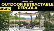 PURPLE LEAF 10' X 13' Outdoor Retractable Pergola Review
