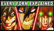 All of Eren's Titan Forms and Powers Explained! | Attack on Titan / Shingeki no Kyojin