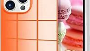 Omorro Compatible with Neon Phone Square iPhone 14 Pro Max Case for Women, Bright Fluorescence Luxury Designer Flexible Soft Slim TPU Rubber Gel Bumper Square Edge Protective Girly Square Phone Case