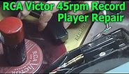 RCA Victor 45rpm Record Player "Desktop Jukebox" Repair