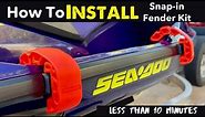 How To Install Sea-Doo Snap-In Fenders = 2021 RXP-X 300