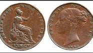 GB Victoria 1853 Farthing Coin VALUE + REVIEW - BRITTANIAR