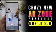 Crazy New AR ZONE features on Samsung ONE UI 3.0 !