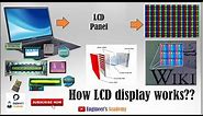 How LCD display works??