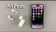 How To Pair AirPods To iPhone 14 / iPhone 14 Pro