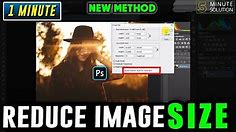 How to reduce image mb size in photoshop 2024