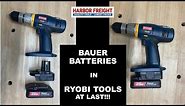 Ryobi-Bauer Battery Adapter