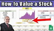 How to Value a Stock! (Stock Valuation Spreadsheet Tutorial)