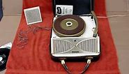 Vintage Firestone Briefcase Record Player 3827xh