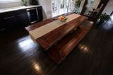 Rustic Wood Dining Room Table Pictures