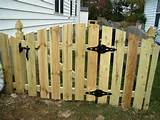 Pictures of Wood Fence With Gate