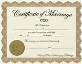 Marriage License Va Images